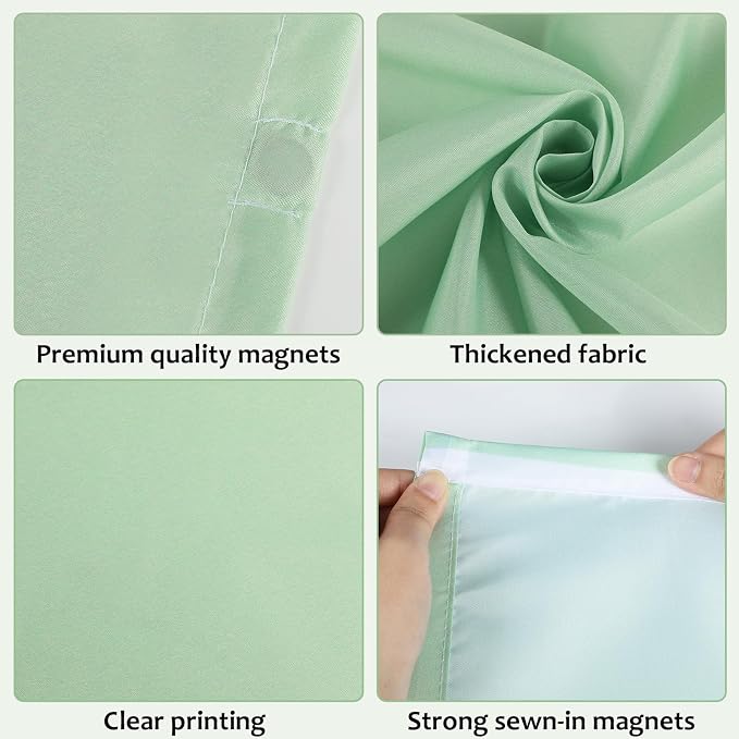 8PCS Fluorescent Light Covers, 4x2 Feet Magnetic Light Cover Fluorescent Lights - Image 3