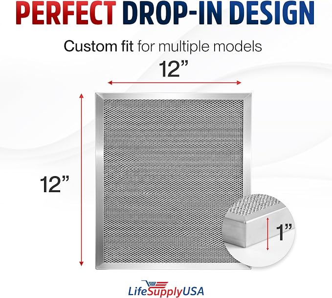 12x12x1 Electrostatic Air Filter, MERV 8, Reusable Furnace AC/HVAC Filter - Image 6