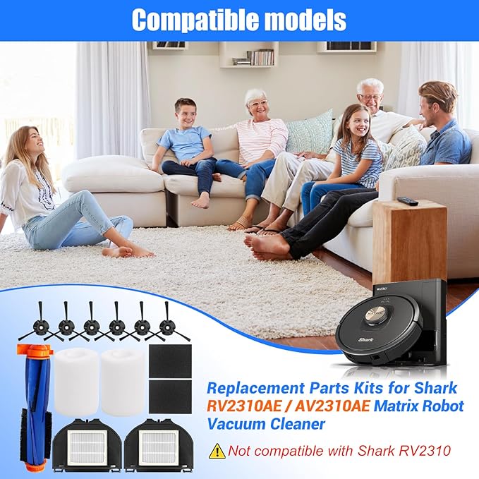 Replacement Parts for Shark RV2310AE/AV2310AE/RV2320S/RV2300S/UR2360S Matrix - Image 2