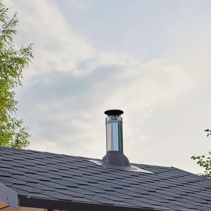 DuraVent DuraPlus 15 Inch Triple Wall Stainless Steel Round Chimney Cap - Image 9