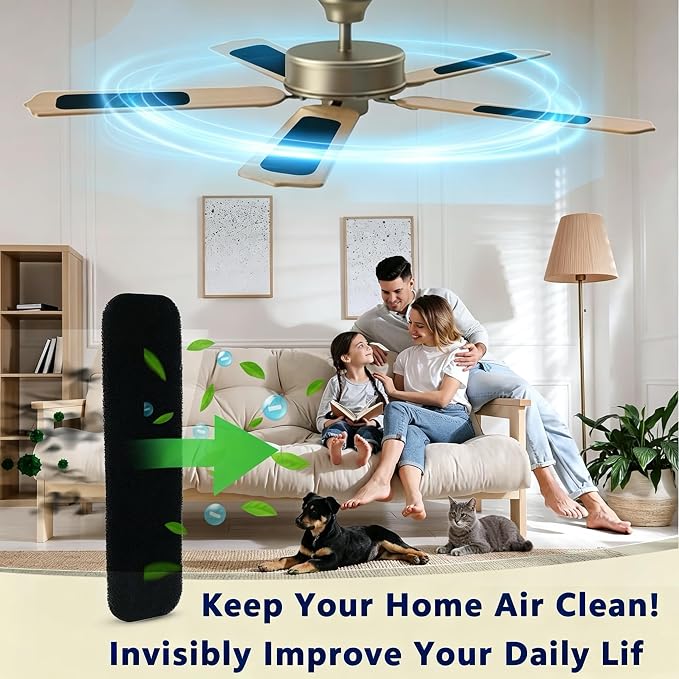 40 Pack Ceiling Fan Filters for Blades - Image 6