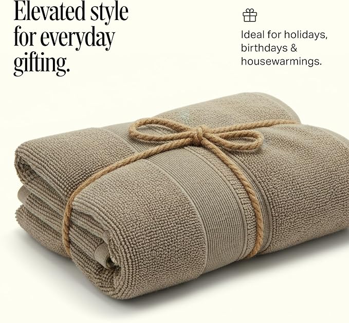 Preston Lane Douro Bath Mat – 100% Cotton, Plush & Absorbent Quick-Dry Bathroom Rug – Hotel-Quality Floor Mat for Shower or Tub, Made in Portugal, Eucalyptus