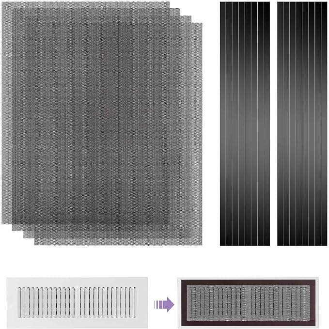 4 Pack 40cm x 30cm Magnetic Floor Vent Cover by YSSHUI