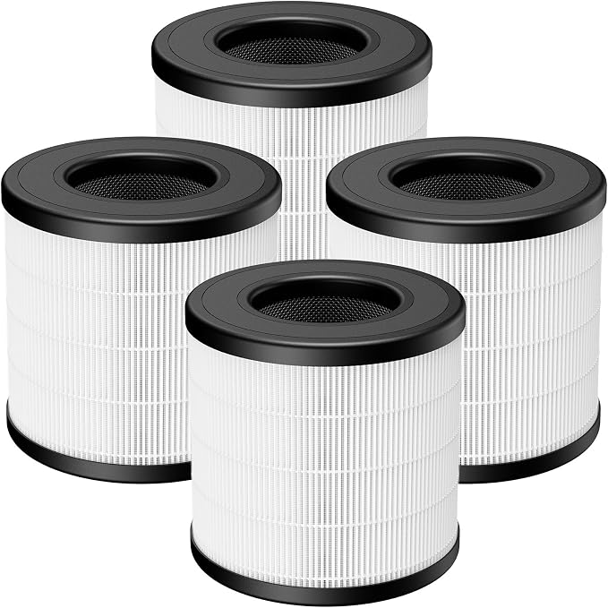 4 Pack PU-P05/AC201B HEPA Replacement Filter Compatible by isinlive