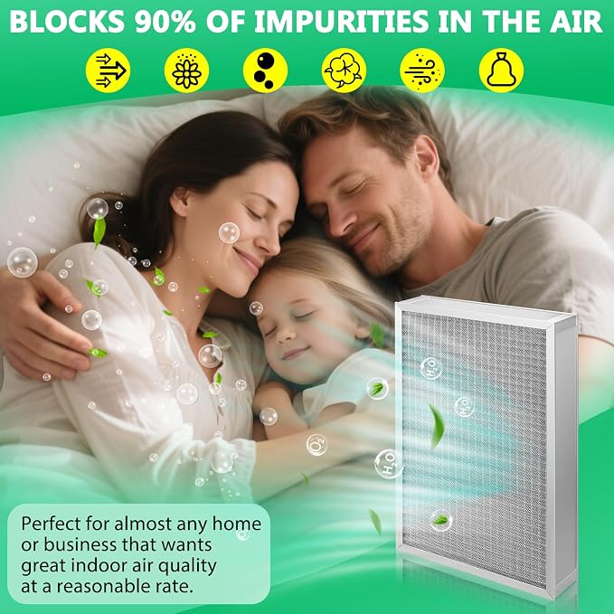 16x25x4 Air Filter, MERV11 Rated Electrostatic Filter, Washable and Reusable - Image 6