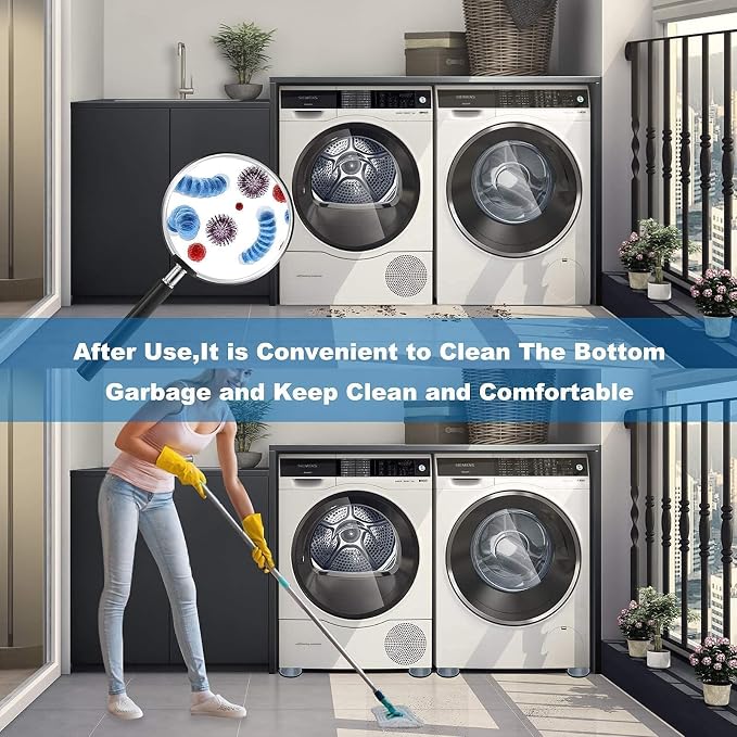 Dadop 4Pcs Anti Vibration Pads for Washing Machine and Dryer Shock and Noise - Image 3