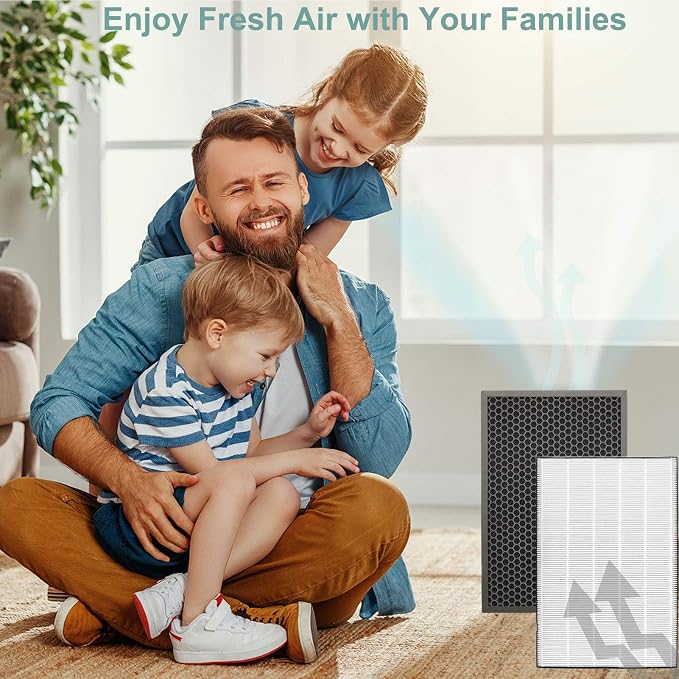 FFsign 2678 Replacement High Efficiency HEPA Filter + 2677 Actived Carbon Filter - Image 7