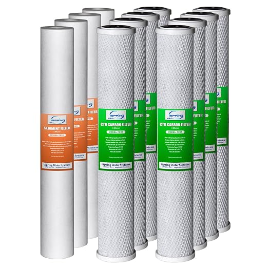 iSpring F12WCB32 20" x 2.5" Whole House Water Filters by iSpring