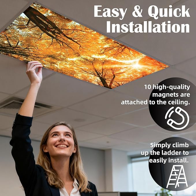 ANGSYLTH 4 Pcs Fluorescent Light Covers - Image 4