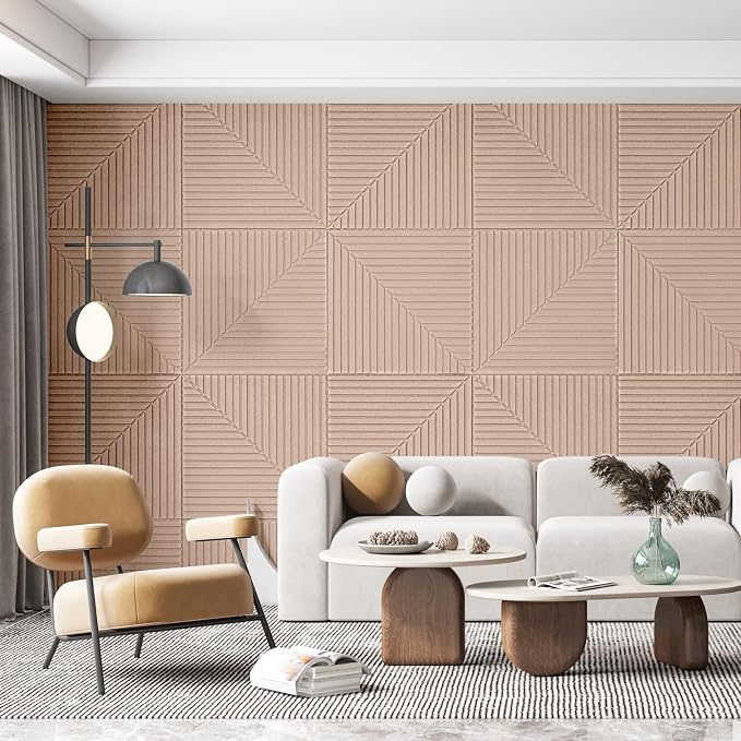 Art3d 6-Pack Self-Adhesive Acoustic Wall Panels - Image 2