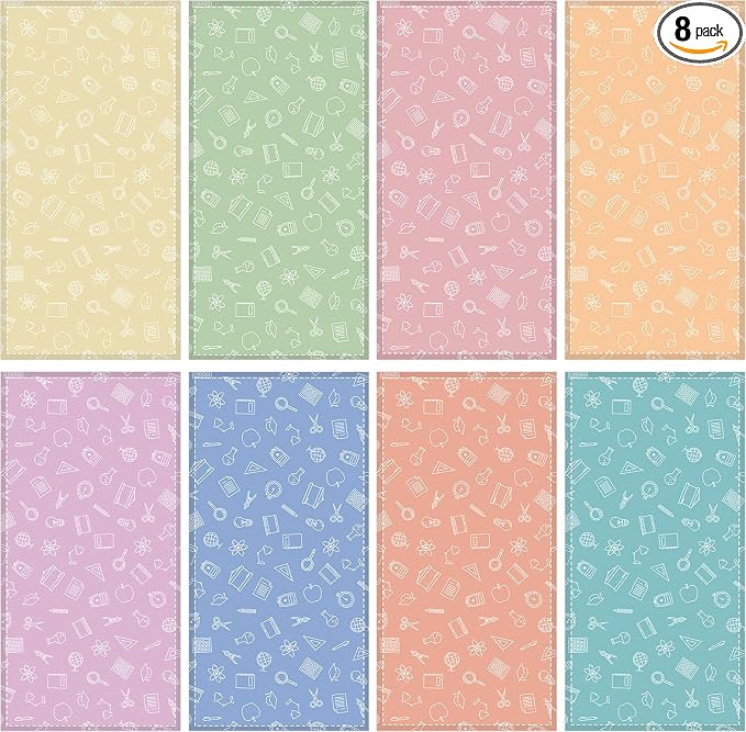 Wiooffen 8 Pcs Stationery Fluorescent Light Covers by Wiooffen