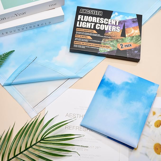 ANGSYLTH 2 Pcs Fluorescent Light Covers - Image 6