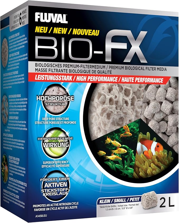 Fluval BIO-FX Biological Filter Media – 2 L Premium Ceramic Bio Media by Fluval