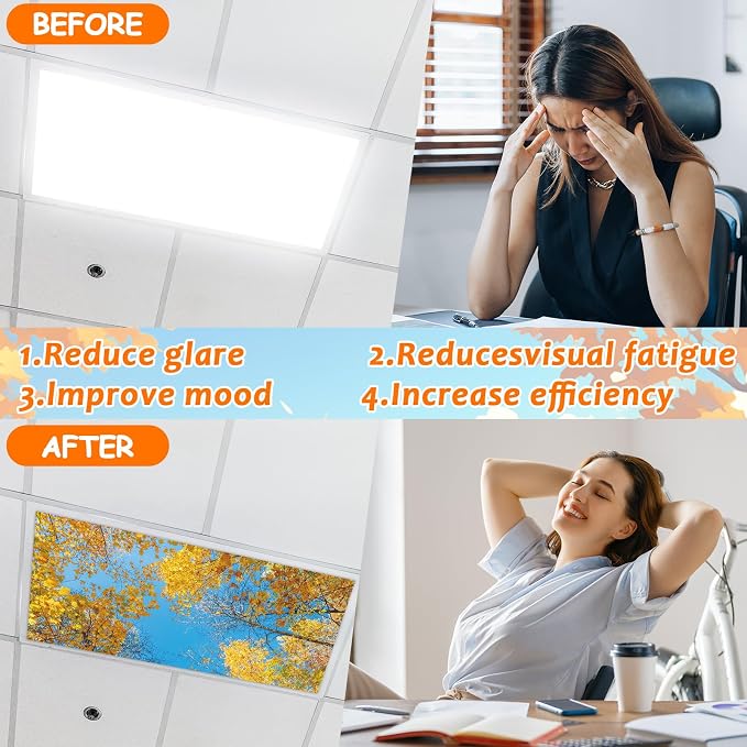 8 Pcs Fluorescent Light Covers - Image 4
