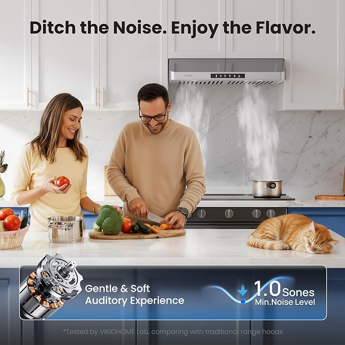 Under Cabinet Range Hood 36 Inch, 980CFM Fast Venting Kitchen Hood - Image 5
