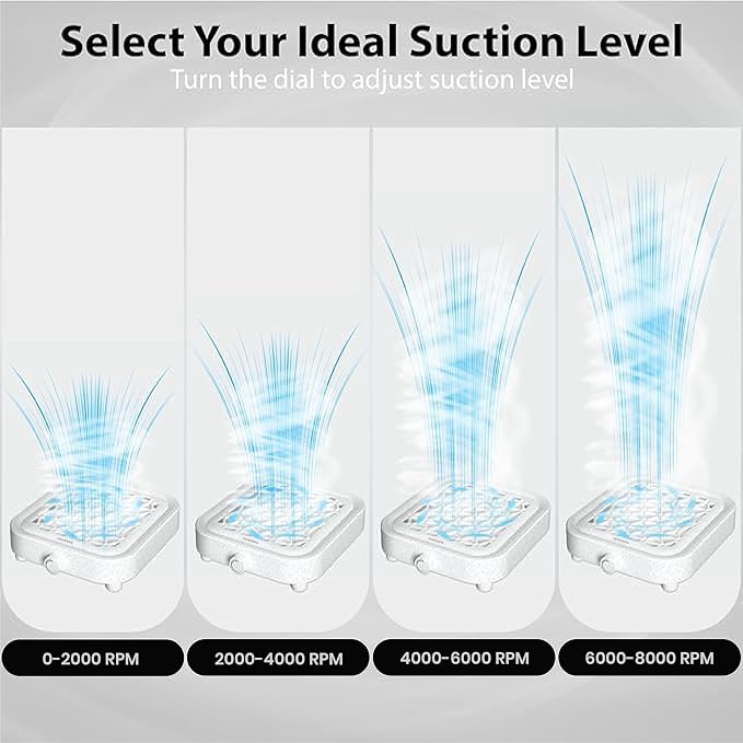 Nail Dust Collector Quiet & Powerful - Image 4