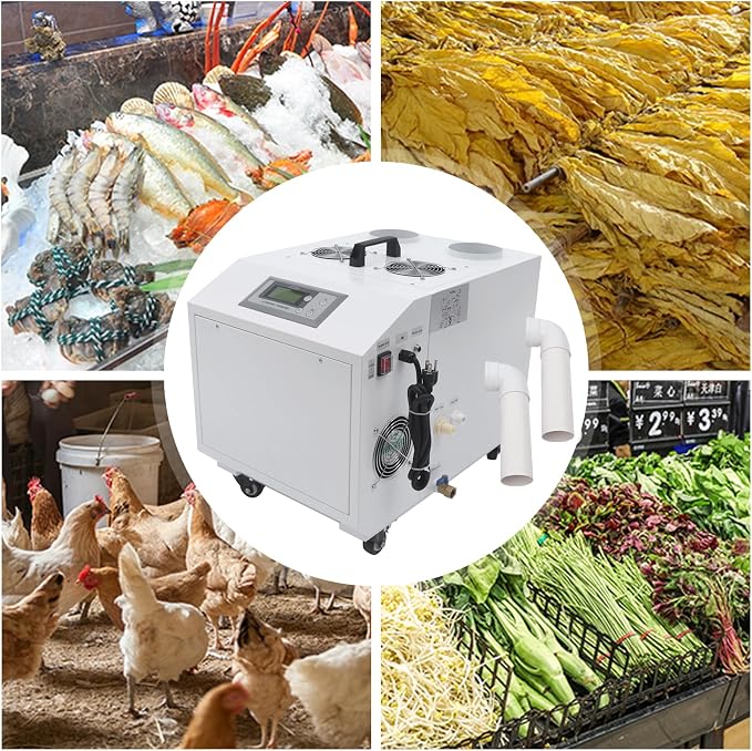 Ultrasonic Industrial Humidifier, 1200W 110V 15kg/h Agricultural Air Humidifier - Image 5