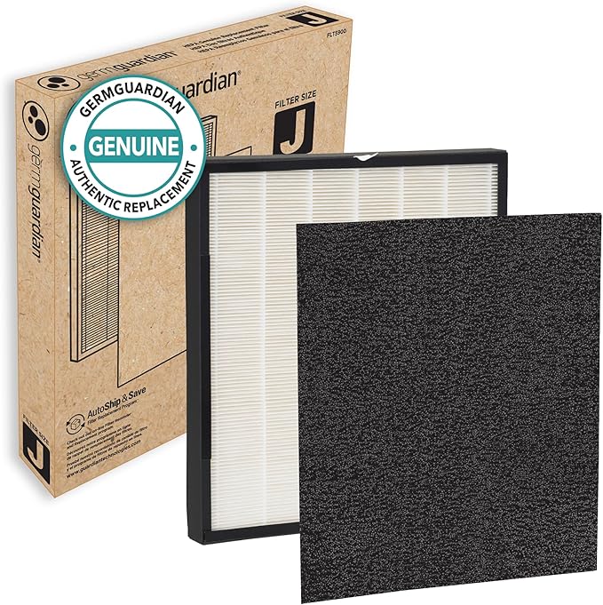 Germ Guardian FLT5900 True HEPA Genuine Air Purifier Replacement Filter J by GuardianTechnologies