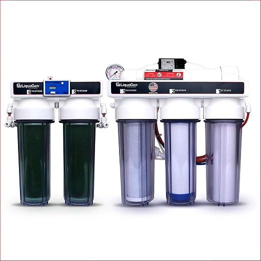 LiquaGen- Aquarium Reef Reverse Osmosis Deionization Water Filter System + TDS by LiquaGen