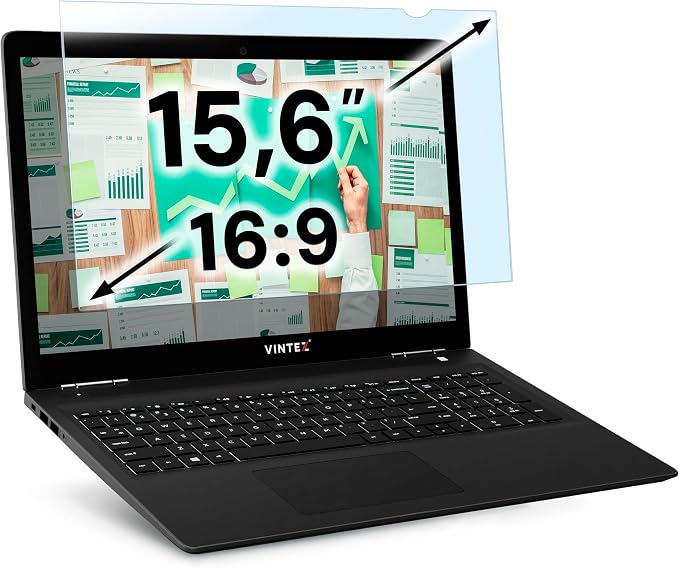 VINTEZ 15.6 inch Blue Light Blocking Screen Protector Panel by VINTEZ