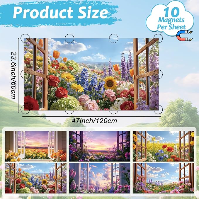 Wiooffen 6 Pcs Fluorescent Light Covers - Image 2