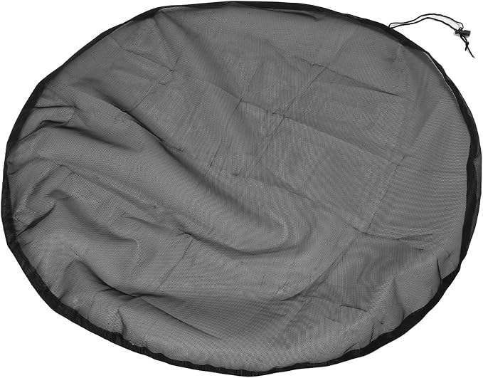 Rain Mesh Cover, Mesh Cover for Rain Barrels, Drawstring Leaf Filter Water - Image 2
