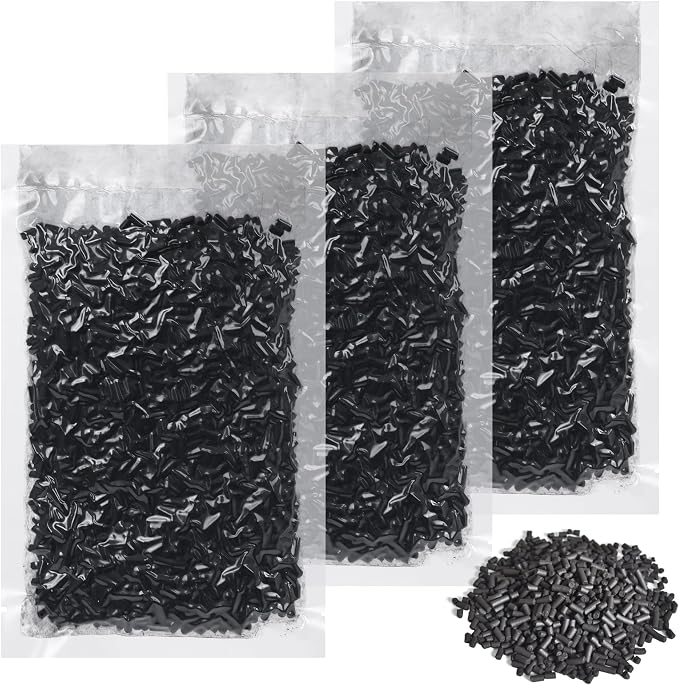 3 Packs 210g Odor Absorbing Activated Carbon Filter Refills by FCFMY