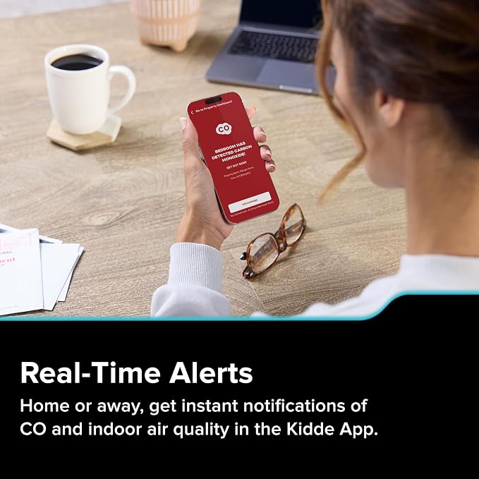 Kidde Smart Carbon Monoxide Detector & Indoor Air Quality Monitor, Plug-in - Image 3