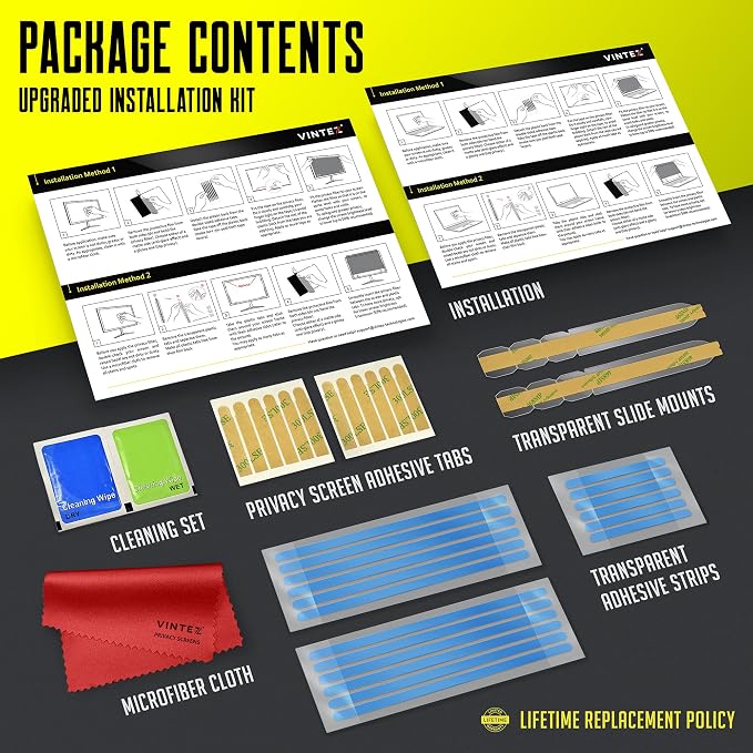 Privacy Screen Adhesive Tabs and Strips - Image 3