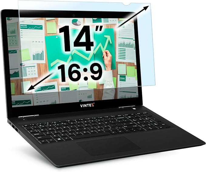 VINTEZ 14 inch Blue Light Blocking Screen Protector Panel by VINTEZ