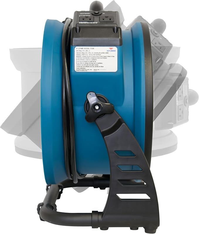 XPOWER P-26AR Industrial Axial Air Mover, Fan - Image 4