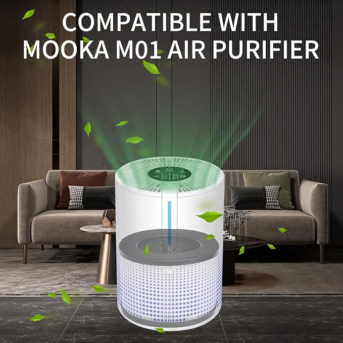 2 Pcs M01 Air Filter Replacement Compatible - Image 3