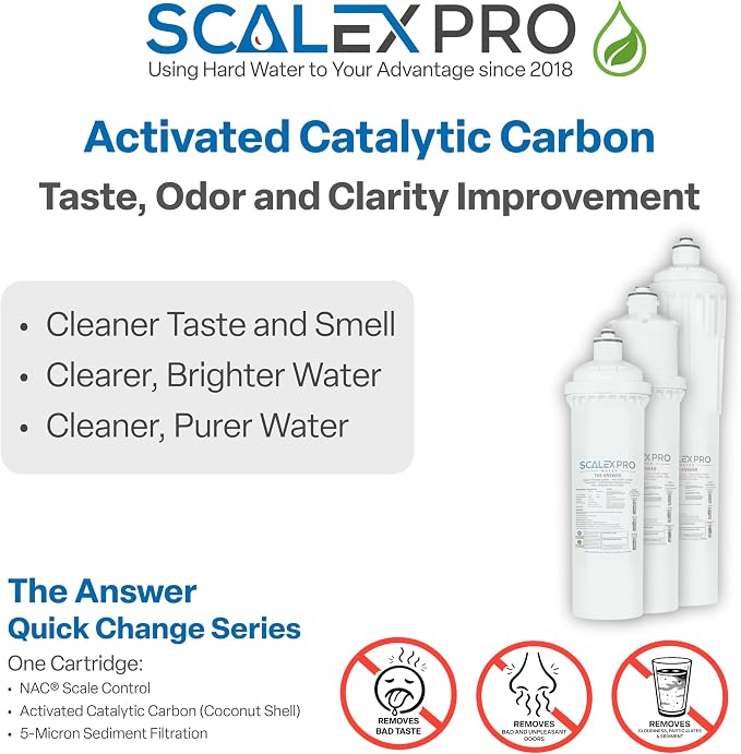 The Answer - 12in Quick Change 3/8in Auto Shut Off Head and Water Filter Combo - Image 6