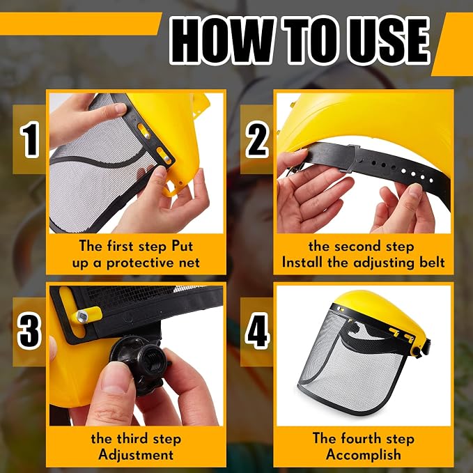 Amylove 6 Pcs Safety Face Shield - Image 4