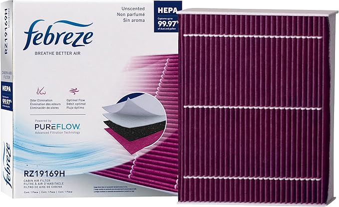 Febreze Odor Control HEPA Cabin Air Filter by PUREFLOW RZ19169H Fits 2020-2026 by Febreze