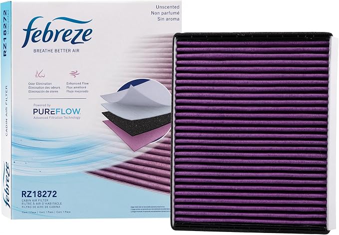 Febreze Odor Control Cabin Air Filter by PUREFLOW RZ18272 Fits 2017-2020 by Febreze