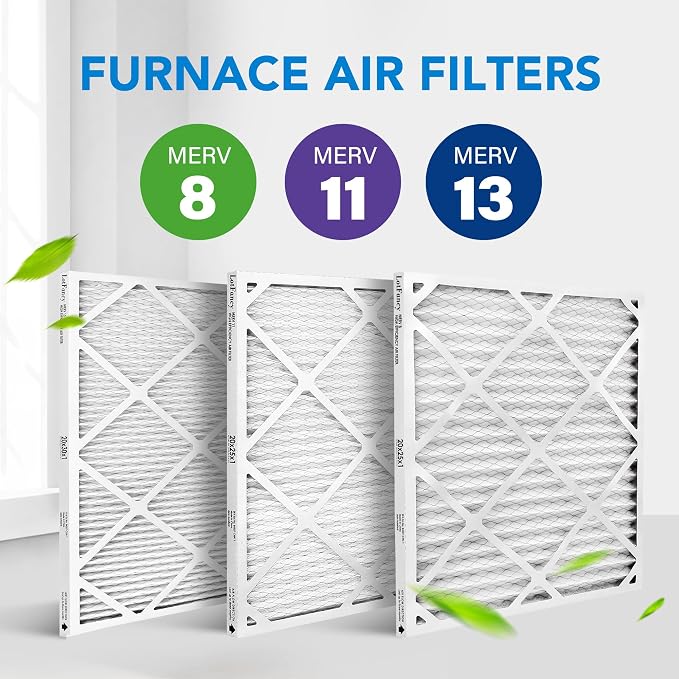 LotFancy 20x25x1 Air Filter MERV 8 4-Pack, Electrostatic Pleated Furnace & AC - Image 8