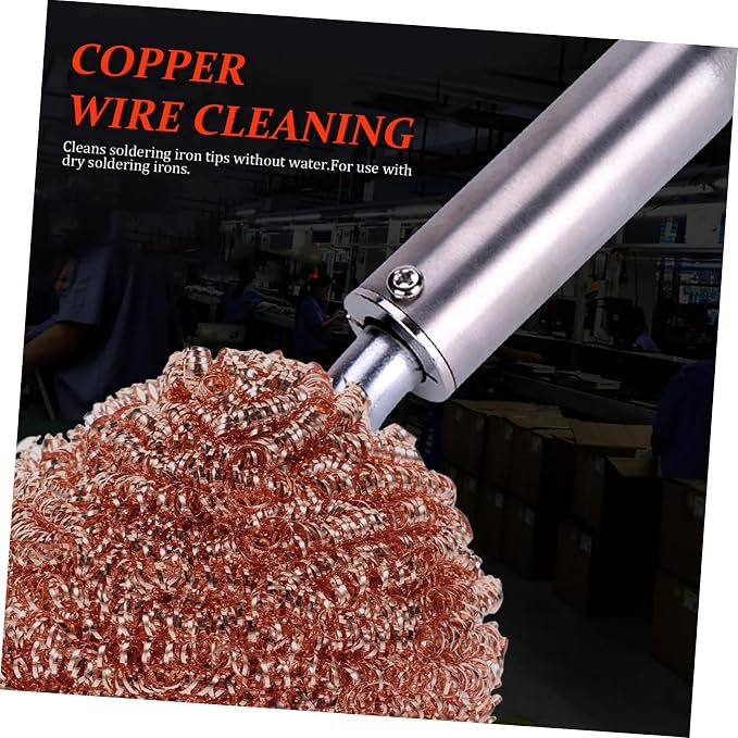 10pcs Copper Cleaning Balls for Soldering Iron Tips Nozzle Cleaner Soldering - Image 5