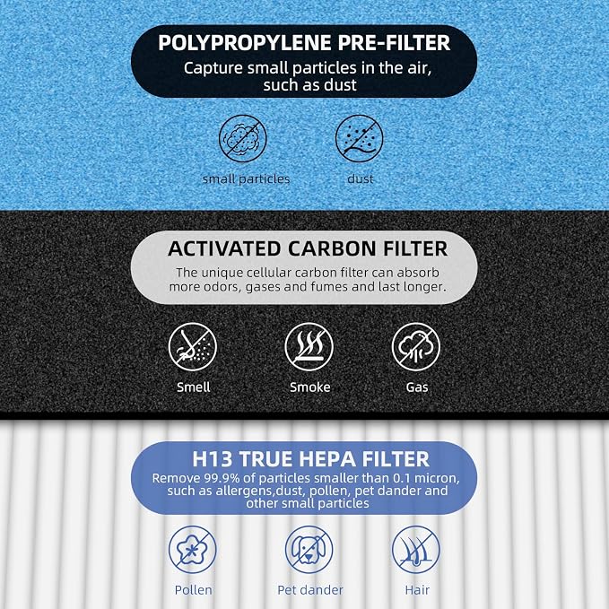 HSP002 True HEPA Filter Replacements - Image 2