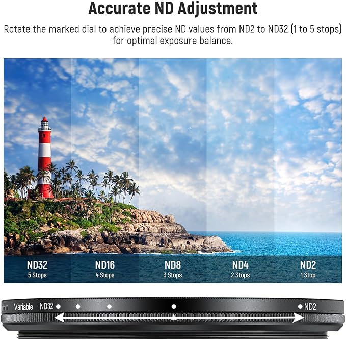 NEEWER 62mm Variable ND Filter - Image 3
