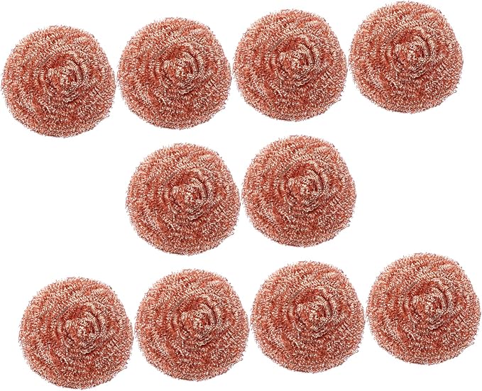 10pcs Copper Cleaning Balls for Soldering Iron Tips Nozzle Cleaner Soldering by Holibanna