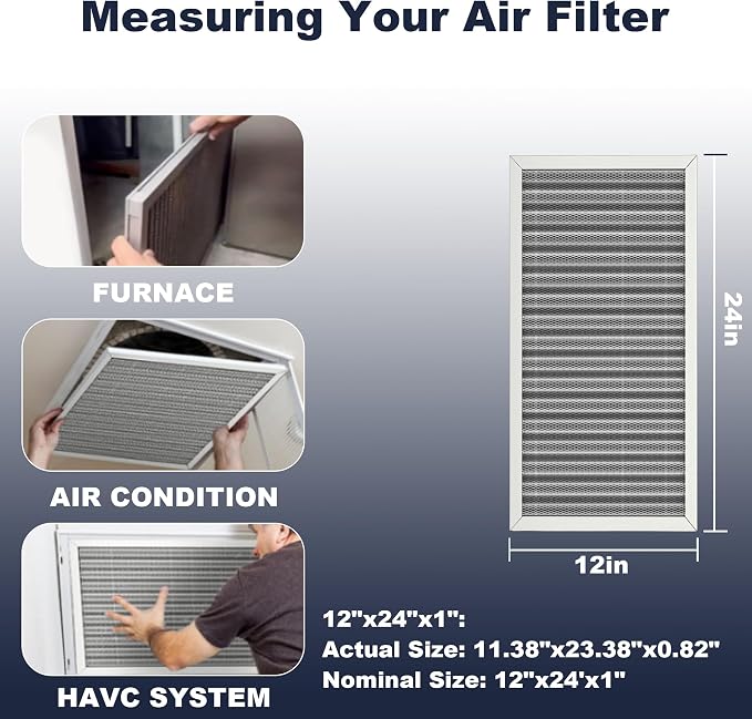 12x24x1 Reusable Air Filter, Electrostatic, Washable Lasts a Lifetime, Breathe - Image 6