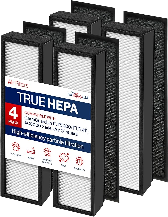 FLT5000/FLT5111 Filter C Replacement Compatible by LifeSupplyUSA