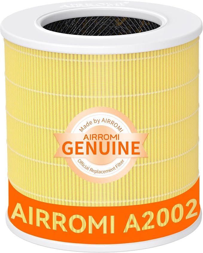 AIRROMI A2002 Original Air Purifier Filter ，Removes 99.97% of 0.3 Micron by AIRROMI