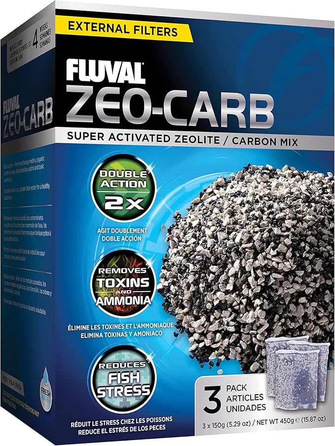 Fluval Zeo-Carb, Chemical Filter Media by Fluval