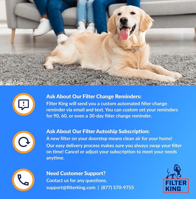 Filter King 17.5x30x1 Air Filter | 4-PACK | MERV 8 HVAC Pleated A/C Furnace - Image 5