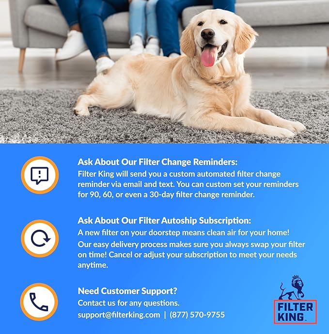 Filter King 21x28x1 Air Filter | 4-PACK | MERV 8 HVAC Pleated A/C Furnace - Image 5