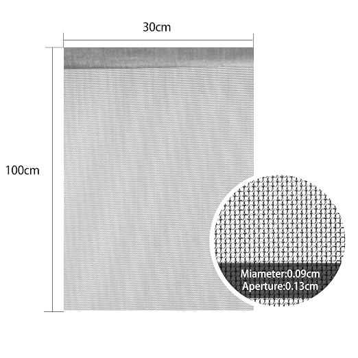 2 Packs 304 Stainless Steel Woven Wire 120 Mesh Fine Screen Mesh Steel Woven - Image 2