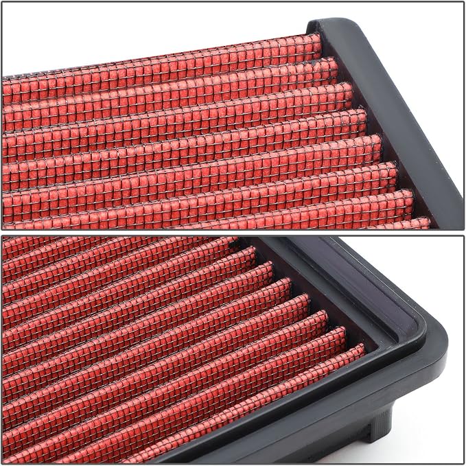 DNA Motoring AFPN-097-RD Washable Drop In Panel Air Filter - Image 3