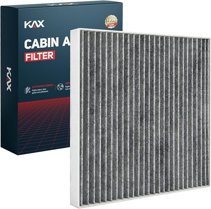 KAX HEPA Cabin Air Filter with Activated Carbon, CF10374 Replacement by KAX